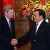 Phó Thủ tướng Hoàng Trung Hải tiếp Bộ trưởng Nông nghiệp Mỹ Thomas J. Vilsack ở thăm Việt Nam. (Ảnh: Phương Hoa/TTXVN.)