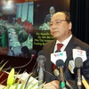 Phó Thủ tướng Nguyễn Xuân Phúc phát biểu chỉ đạo hội nghị. (Ảnh: Doãn Tấn/TTXVN)