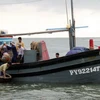 Tàu câu cá ngừ đại dương tại Phú Yên. (Ảnh: Thế Lập/TTXVN)