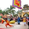 Lễ hội Kinh Dương Vương. (Ảnh: Nguyễn Thúy/TTXVN)
