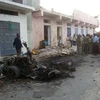 Hiện trường vụ đánh bom ở Somalia. (Nguồn: AFP/TTXVN)