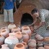 Những sản phẩm gốm được đúc từ lò sấp truyền thống. (Nguồn: Internet)