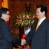 Thủ tướng Nguyễn Tấn Dũng tiếp ông Mayerfas, Đại sứ Đặc mệnh Toàn quyền Indonesia tại Việt Nam đến chào xã giao. (Ảnh: Đức Tám/TTXVN)