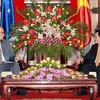 Chủ tịch nước Trương Tấn Sang tiếp Ngài Bob Carr, Bộ trưởng Ngoại giao Australia đang ở thăm và làm việc tại Việt Nam. (Ảnh: Nguyễn Khang/TTXVN)