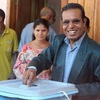 Ông Taur Matan Ruak bỏ phiếu tại điểm bầu cử ở Dili ngày 16/4. (Nguồn: AFP/TTXVN)