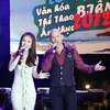 Ca sĩ Phan Đình Tùng biểu diễn.trong chương trình. (Nguồn: Cadn.com.vn)