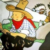 Bản phác bìa cuốn “Tintin in America”. (Nguồn: deccanchronicle.com)