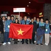 Đoàn Việt Nam tham dự Olympic toán học quốc tế tại Argentina. (Ảnh: Quang Sơn/Vietnam+)
