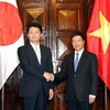 Bộ trưởng Ngoại giao Phạm Bình Minh đón và hội đàm với Bộ trưởng Ngoại giao Nhật Bản Gemba Koichiro nhân chuyến thăm chính thức tại Việt Nam. (Ảnh: Trọng Đức/TTXVN)