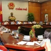 Phó Thủ tướng Nguyễn Xuân Phúc chủ trì phiên họp thứ 4 Ban Chỉ đạo tổng kết thi hành Hiến pháp năm 1992. (Nguồn: VGP)