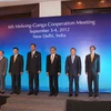 Phiên bế mạc Hội nghị MGC lần thứ sáu tại New Delhi. (Ảnh: Minh Lý-Tiến Hiến/Vietnam+)