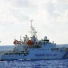 Tàu hải giám Trung Quốc tuần tra gần vùng đảo tranh chấp trên biển Hoa Đông ngày 14/9. (Nguồn: AFP/TTXVN)