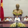 Thủ tướng Nguyễn Tấn Dũng kết luận buổi họp. (Ảnh: Đức Tám/TTXVN)