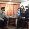 Đại sứ Việt Nam tại Hàn Quốc Trần Trọng Toàn trả lời phỏng vấn. (Ảnh: Anh Nguyên-Việt Cường/Vietnam+)