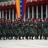 Binh sỹ quân đội Venezuela tham gia lễ duyệt binh ngày 6/7/2012. (Nguồn: AFP/TTXVN)