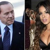 Cựu Thủ tướng Italy Silvio Berlusconi và vũ công Karima El-Mahroug. (Nguồn: Getty)