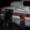 Trực thăng chuẩn bị tìm kiếm các nạn nhân vụ đắm tàu. (Nguồn: Russian Emergencies Ministry)