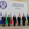 Tổng thống Nga Vladimir Putin và lãnh đạo các nước SNG tại Hội nghị Thượng đỉnh Cộng đồng các quốc gia độc lập ngày 5/12/2012. (Nguồn: AFP/TTXVN)