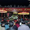 Lễ hội khai ấn đền Trần 2013. (Ảnh: Quốc Khánh/TTXVN)