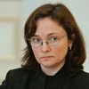Bà Elvira Nabiullina lúc làm Bộ trưởng Thương mại và Phát triển kinh tế Nga tại Mátxcơva ngày 24/9/2007. (Nguồn: AFP/TTXVN)