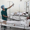 Các bệnh nhân được cấp cứu tại khoa Bỏng Bệnh viện Chợ Rẫy (TP.HCM). (Ảnh: Phương Vy/TTXVN)