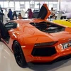 Mẫu xe thể thao Lamborghini Aventador LP700-4 trưng bầy tại triển lãm. (Nguồn: AFP/TTXVN)