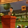 Tổng giám đốc Tập đoàn YETAK phát biểu ý kiến. (Ảnh: Chí Hùng/Vietnam+)