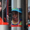 Ápphích quảng bá cho AEC ở Bangkok (Thái Lan) ngày 14/1. (Nguồn: AFP/TTXVN)