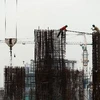 Một công trình xây dựng tại thủ đô Jakarta (Indonesia) ngày 22/4. (Nguồn: AFP/TTXVN)