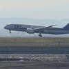 Ngày 28/4, 787 Dreamliner đã hạ cánh xuống sân bay Haneda ở thủ đô Tokyo, sau hai giờ bay. (Nguồn: AFP/TTXVN)