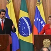 Tổng thống Maduro và Tổng thống Rousseff trong cuộc họp báo chung (Nguồn: Agencia Brasil)
