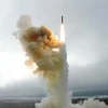 Tên lửa GMD rời bệ phóng tại California ngày 26/1. (Nguồn: AFP/TTXVN)