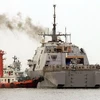 Tàu USS Freedom (LCS-1) của Mỹ tới Manila tham gia cuộc tập trận. (Nguồn: AFP/TTXVN)