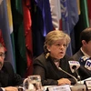 Thư ký điều hành ECLAC, Alicia Bárcena, trình bày báo cáo. (Nguồn: ECLAC)