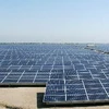 Nhà máy năng lượng mặt trời lớn nhất Nhật Bản ngày 14/5. (Nguồn: KYODO/TTXVN)