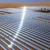 Toàn cảnh nhà máy năng lượng mặt trời Sham 1 ở sa mạc Abu Dhabi, ngày 17/3. (Nguồn: THX/TTXVN)