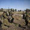 Binh sỹ Israel tham gia cuộc diễn tập phòng vệ dân sự ngày 28/5. (Nguồn: AFP/TTXVN)