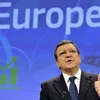 Chủ tịch Ủy ban châu Âu Jose Manuel Barroso trong cuộc họp báo tại trụ sở EU ở Brussels (Bỉ) ngày 29/5. (Nguồn: AFP/TTXVN)