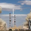 Tên lửa đẩy không người lái Proton-M của Nga rời bệ phóng tại sân bay vũ trụ Baikonur ở Kazakhstan ngày 3/6. (Nguồn: AFP/TTXVN)
