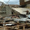 Cảnh tàn phá do bão tại Cueto, Bayamo, cách Havana 750km về phía đông. (Nguồn: AFP/TTXVN)