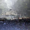 Người ủng hộ Tổ chức Anh em Hồi giáo và Tổng thống bị lật đổ Mohamed Morsi biểu tình tại Cairo ngày 16/8. (Nguồn: AFP/TTXVN)