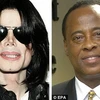 Ca sỹ Michael Jackson và bác sỹ Conrad Murray. (Nguồn: Intetnet)