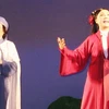 Nghệ sĩ Minh Vương và nghệ sĩ Cẩm TIên trong một vở diễn. (Ảnh có tính miinh họa/Nguồn: Internet)