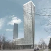Thiết kế của Mosfilm Tower, Mátxcơva. (Nguồn: Internet)
