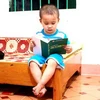 Bé Triệu Tiến Dũng có thể đọc được cả những đoạn văn khó hiểu với bé. (Nguồn: baohagiang.vn)