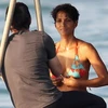 Halle Berry tại trường quay phim “Dark Tide.” (Nguồn: Internet)