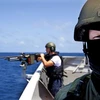 Lực lượng tuần tra chung trên biển của EU ngăn chặn hải tặc tại vùng biển Somalia. (Nguồn: AFP/TTXVN)