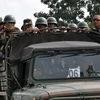 Binh sỹ Philippines tuần tra tại thị trấn Ampatuan, tỉnh Maguindanao sau vụ thảm sát hồi tháng 12/2009. (Nguồn: AFP/TTXVN)