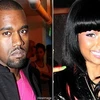 Hai rapper đình đám Kanye West và Nicki Minaj. (Nguồn: Internet)