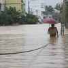 Mưa lũ gây lụt lội tại thành phố Nha Trang. Ảnh minh họa. (Nguồn: Quang Đức/TTXVN)